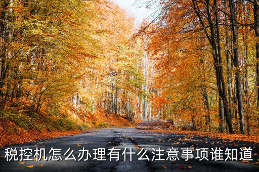 稅控機(jī)怎么辦理有什么注意事項(xiàng)誰知道