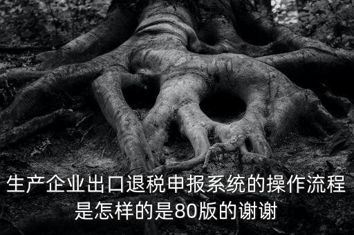 如何出口退稅系統(tǒng)，出口退稅需要什么資料