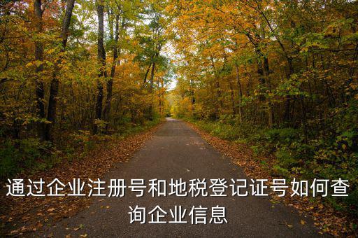 山東 如何查企業(yè)稅務(wù)信息，通過企業(yè)注冊號和地稅登記證號如何查詢企業(yè)信息