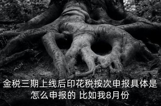 金稅三期如何填報(bào)印花稅表，印花稅申報(bào)報(bào)表要怎么填啊