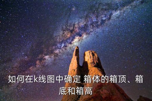 如何在k線圖中確定 箱體的箱頂、箱底和箱高