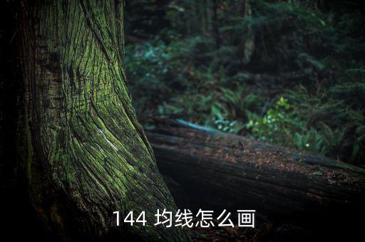  144 均線(xiàn)怎么畫(huà)