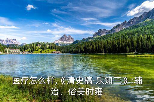美時(shí)醫(yī)療怎么樣,《清史稿·樂(lè)知三》:輔治、俗美時(shí)雍
