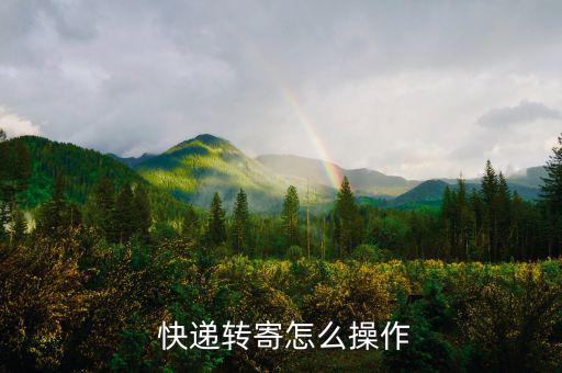  快遞轉寄怎么操作