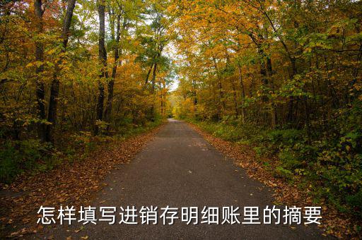 購入存貨摘要是什么，如果是進(jìn)貨那么存貨分類帳上的摘要寫什么