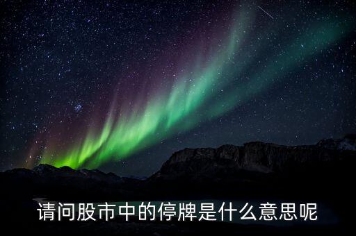 什么是停牌一小時的股票，股票中停牌1小SZ000是什么意思呢