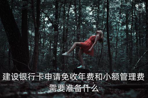 銀行卡申請(qǐng)免年費(fèi)需要攜帶什么，建設(shè)銀行卡申請(qǐng)免收年費(fèi)和小額管理費(fèi)需要準(zhǔn)備什么