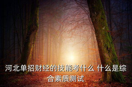 財(cái)經(jīng)素養(yǎng)考什么，春季高考財(cái)經(jīng)基礎(chǔ)理論和專業(yè)基礎(chǔ)技能考什么