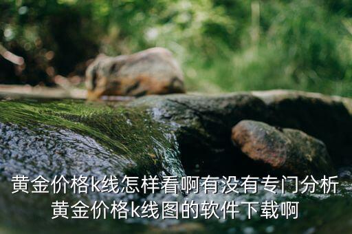黃金價(jià)格k線怎樣看啊有沒有專門分析黃金價(jià)格k線圖的軟件下載啊