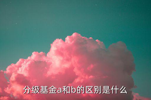 什么是a份額，分級基金A份額是什么意思