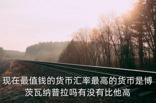 博茨瓦納普拉貨幣為什么這么貴，現(xiàn)在最值錢的貨幣匯率最高的貨幣是博茨瓦納普拉嗎有沒有比他高