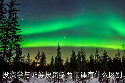 什么叫投資學(xué)，投資學(xué)是一門(mén)獨(dú)立的學(xué)科還是從屬于金融或經(jīng)濟(jì)學(xué)