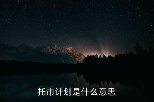 托市糧什么意思，托市計(jì)劃是什么意思