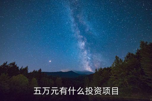 五萬元有什么投資項(xiàng)目