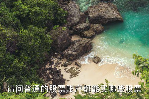股票賬戶都可以買什么，股票賬戶可以買哪些理財(cái)產(chǎn)品