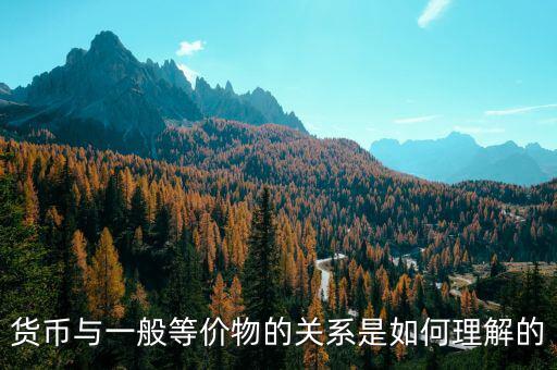 貨幣關(guān)系是什么意思，貨幣反映著一定的生產(chǎn)關(guān)系怎么解釋