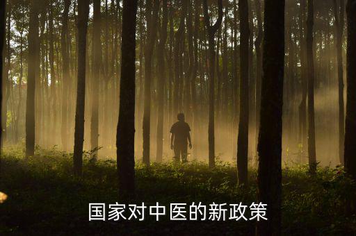 中醫(yī)法什么時候出臺，國家對中醫(yī)的新政策
