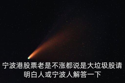 寧波港為什么一直停牌，寧波港股票老是不漲都說是大垃圾股請明白人或?qū)幉ㄈ私獯鹨幌?/></a></span><span id=