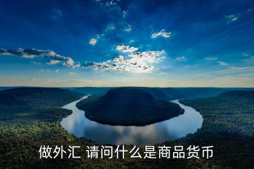 什么是商品貨幣，什么叫做商品貨幣