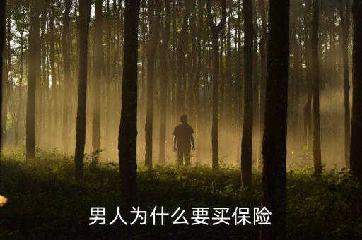 男人為什么買保險(xiǎn)，男人買保險(xiǎn)的理由