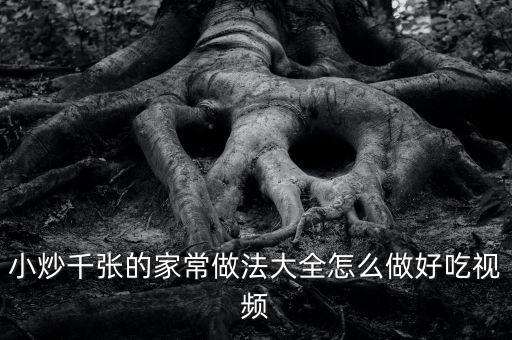 炒什么張，河南飯館的炒千張是什么