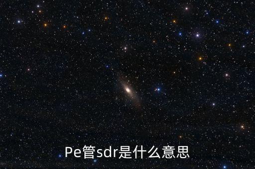 sdr是什么意思，sdr范丞丞wzr什么意思
