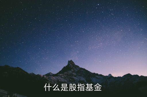 股指基金是什么，什么是股指基金