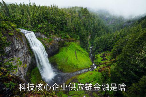 什么是科技與金融對(duì)接，科技核心企業(yè)供應(yīng)鏈金融是啥