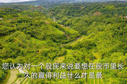 什么才是股票中最重要的技術(shù)，您認(rèn)為對(duì)一個(gè)股民來說要想在股市里長(zhǎng)久的贏得利益什么才是最