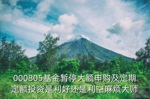 001815基金為什么暫停，001719基金為什么暫停申購