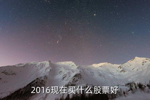 2016買什么概念股好，2016年底買什么股票好