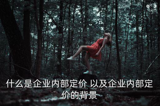 企業(yè)定價權(quán)表現(xiàn)于什么，什么是企業(yè)內(nèi)部定價 以及企業(yè)內(nèi)部定價的背景