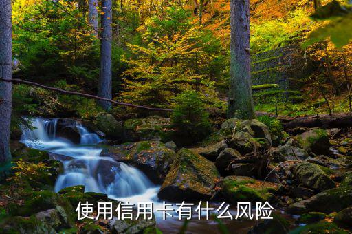 信用卡有什么風(fēng)險(xiǎn)，信用卡有什么風(fēng)險(xiǎn)
