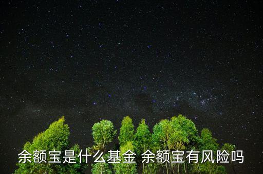 余額寶投資的是什么基金，余額寶是哪家基金管理公司
