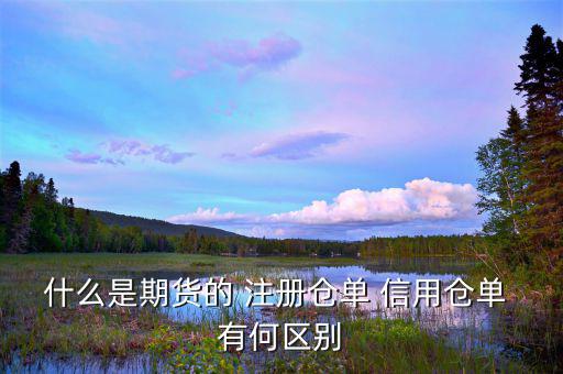 倉(cāng)單量是什么，什么是期貨的 注冊(cè)倉(cāng)單 信用倉(cāng)單 有何區(qū)別