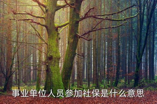 事業(yè)單位參加社保是什么意思，事業(yè)單位人員7月1日起參加社保是啥意思不是早就參保了嗎謝謝