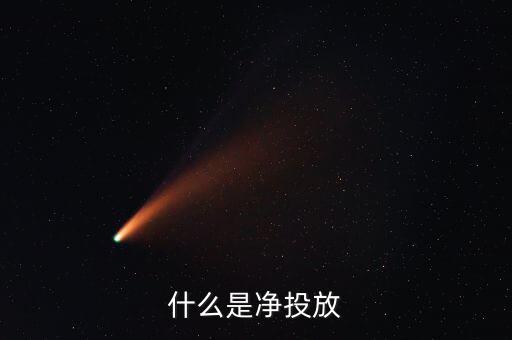 什么是凈投放，什么為凈投放