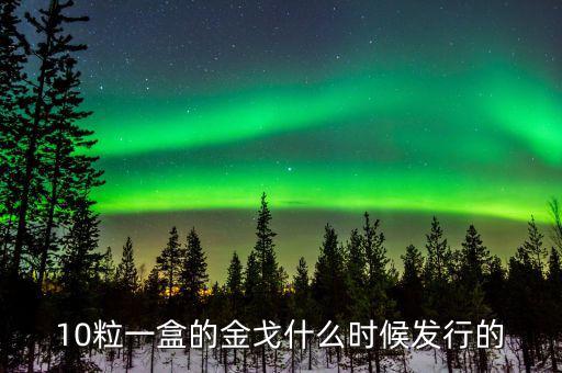 金戈什么時候開始銷售，金戈什么時候上市