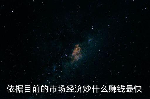 炒什么賺錢，依據(jù)目前的市場經(jīng)濟炒什么賺錢最快