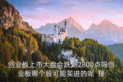 創(chuàng)業(yè)板上市大盤會跌到2800點嗎創(chuàng)業(yè)板哪個股可能買進(jìn)的呢  搜