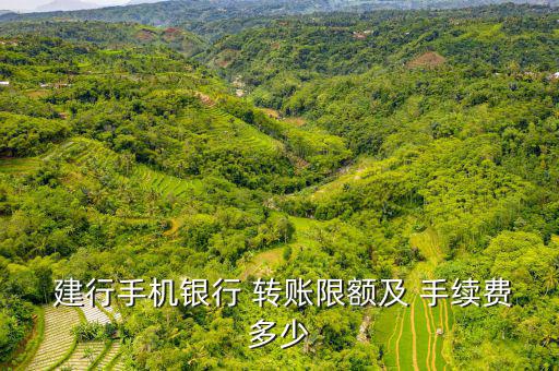 建行異地轉賬手續(xù)費怎么算,中國建設銀行暫不支持手機銀行轉賬