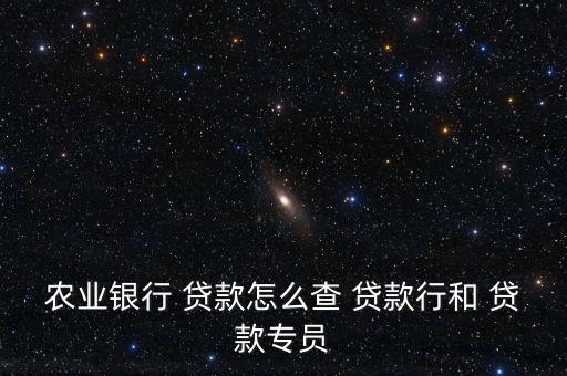 農(nóng)行怎么查貸款余額,網(wǎng)銀查詢方法貸款余額:點(diǎn)擊個人貸款