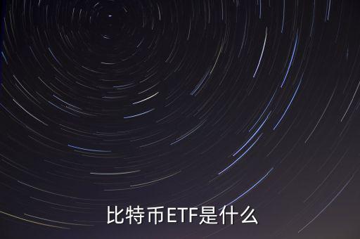 比特布基金怎么樣,交易型開放式指數基金是一種特殊類型