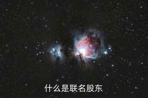 什么是聯(lián)席股東，什么是股東