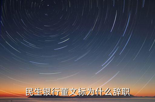 董文標(biāo)現(xiàn)在是什么職務(wù)，民生銀行董文標(biāo)為什么辭職