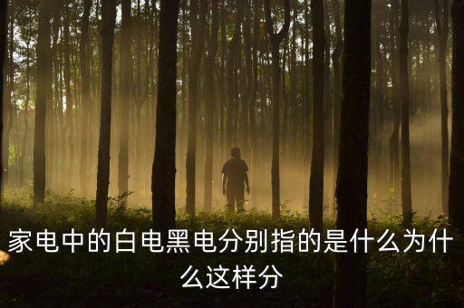 三星白電是什么意思，家電中的白電黑電分別指的是什么為什么這樣分