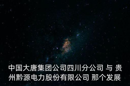 黔源電力是做什么的，想知道 安順市 普定黔源電站 在哪