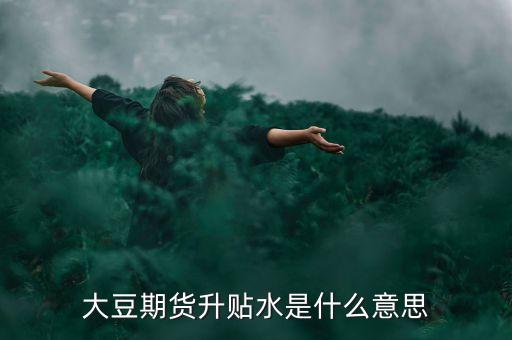 大豆升貼水是什么意思，大豆期貨升貼水是什么意思
