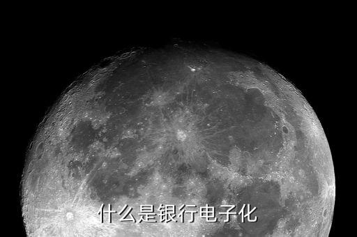 什么是銀行的電子化，什么是銀行電子化