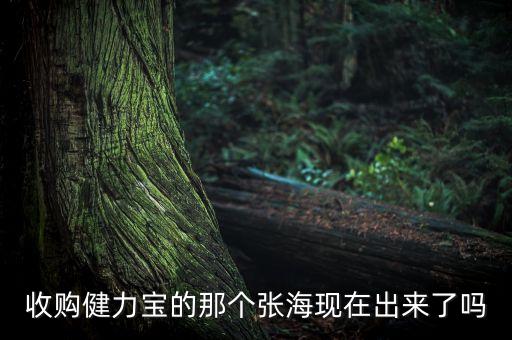 收購健力寶的那個張?，F(xiàn)在出來了嗎